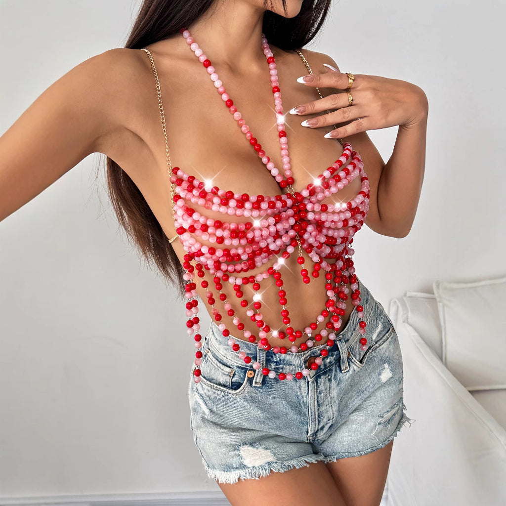 Women's Halter Backless Corset Bra