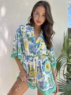 Blue and Green Pattern
