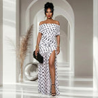 Women's Sheath Polka Dot Dress