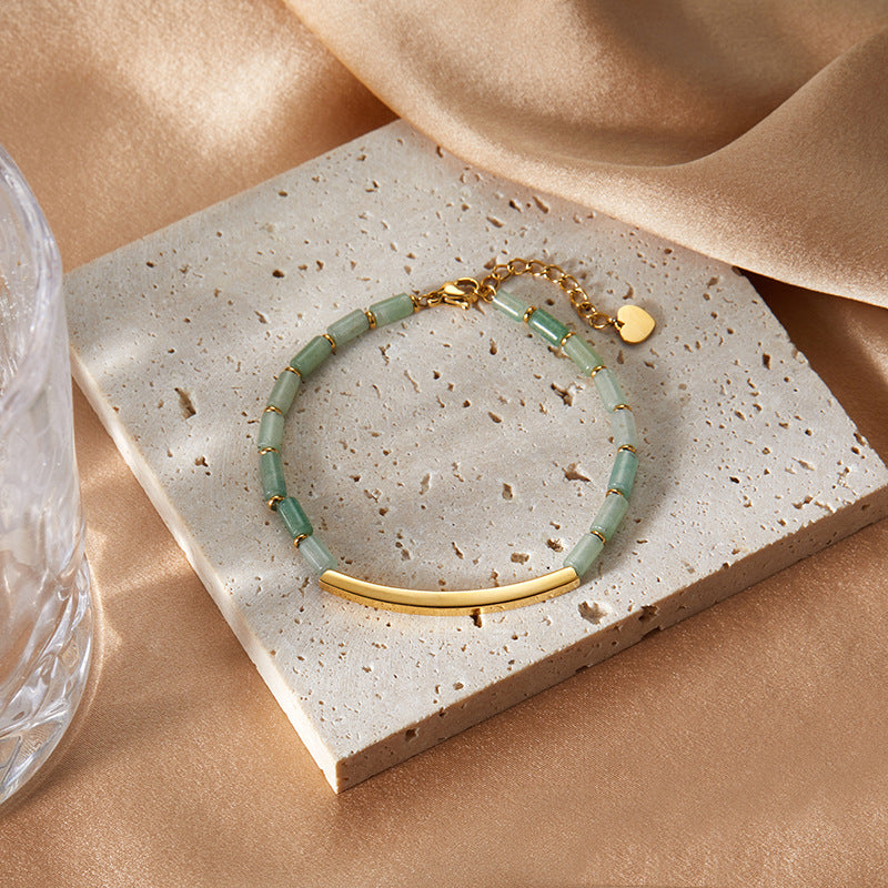 Women's Green Aventurine Bracelet