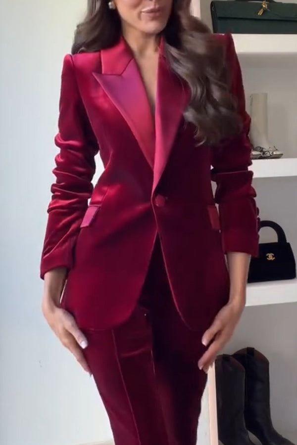 Wine Red Coat