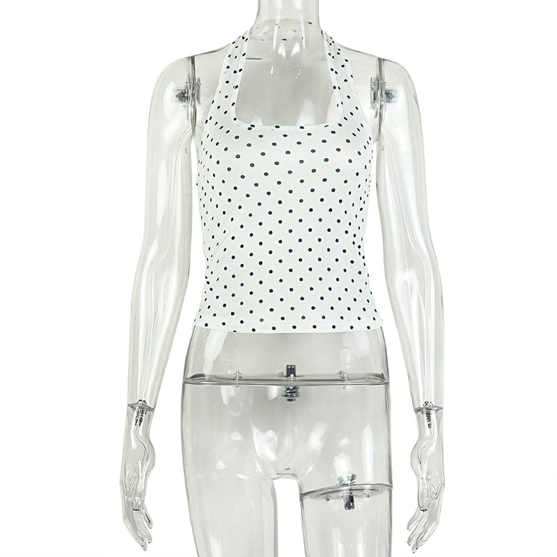 White Polka Dot