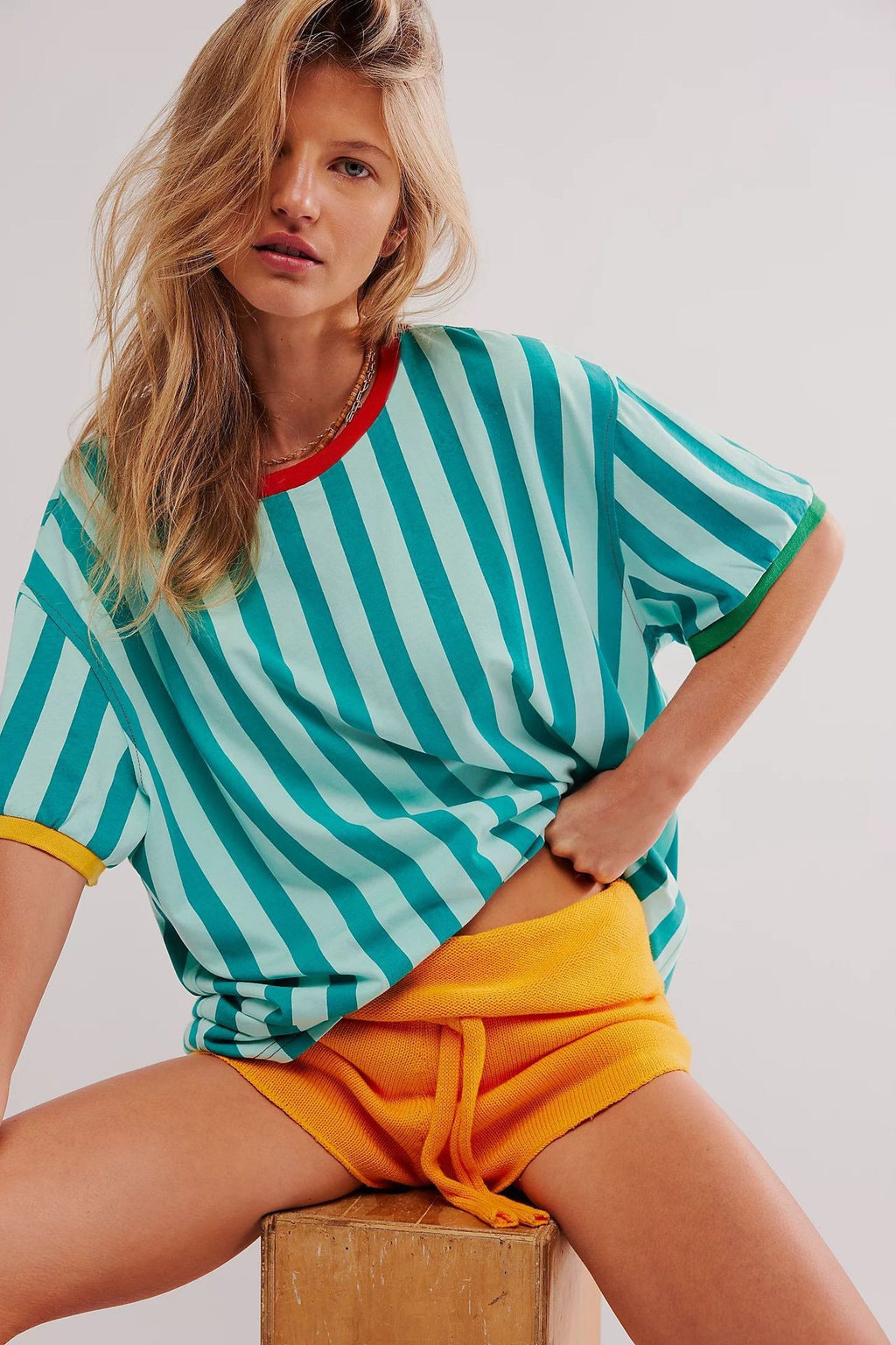 Blue Short-Sleeved