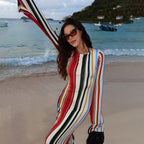 Women's Maxi Striped Dress