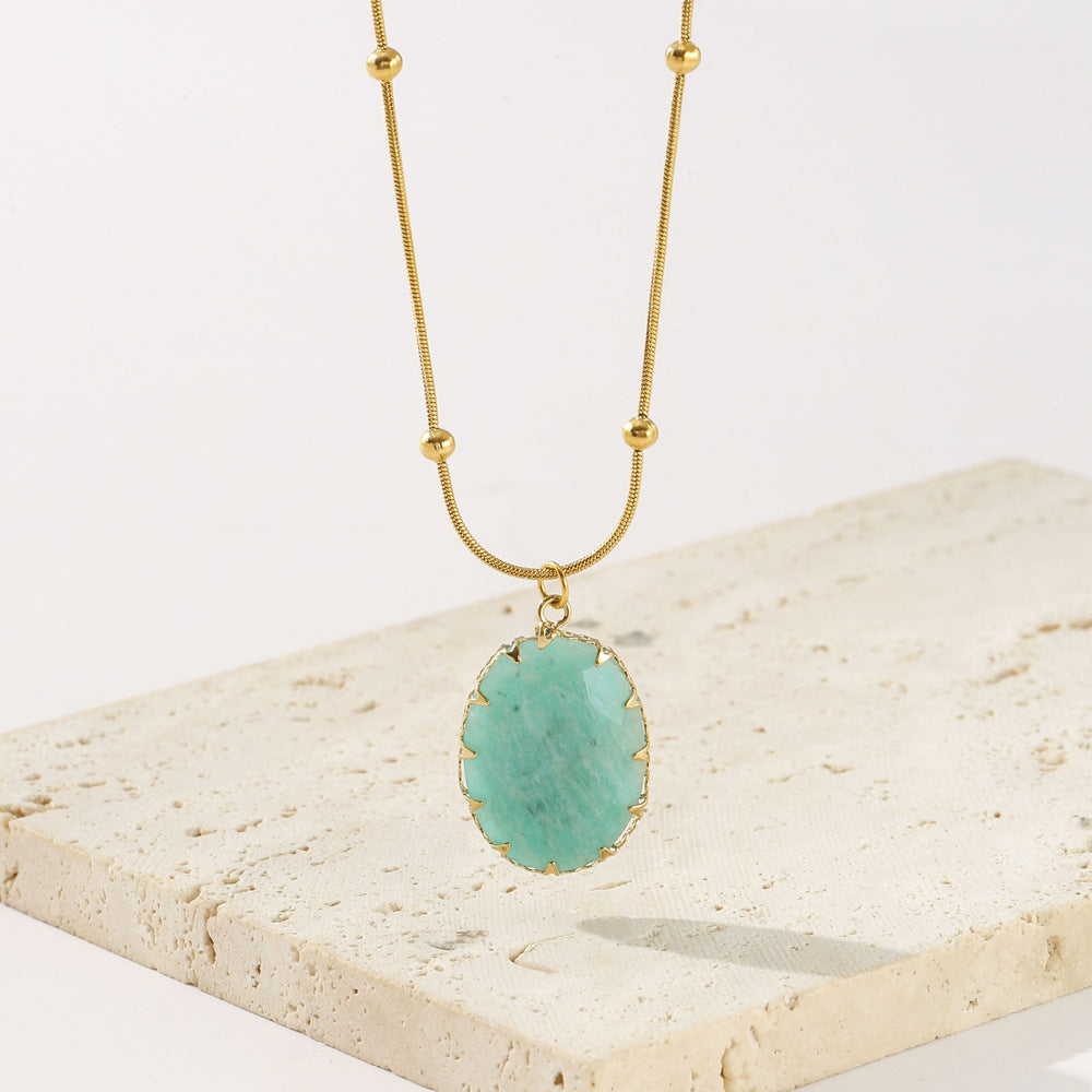Turquoise Natural Stone Necklace