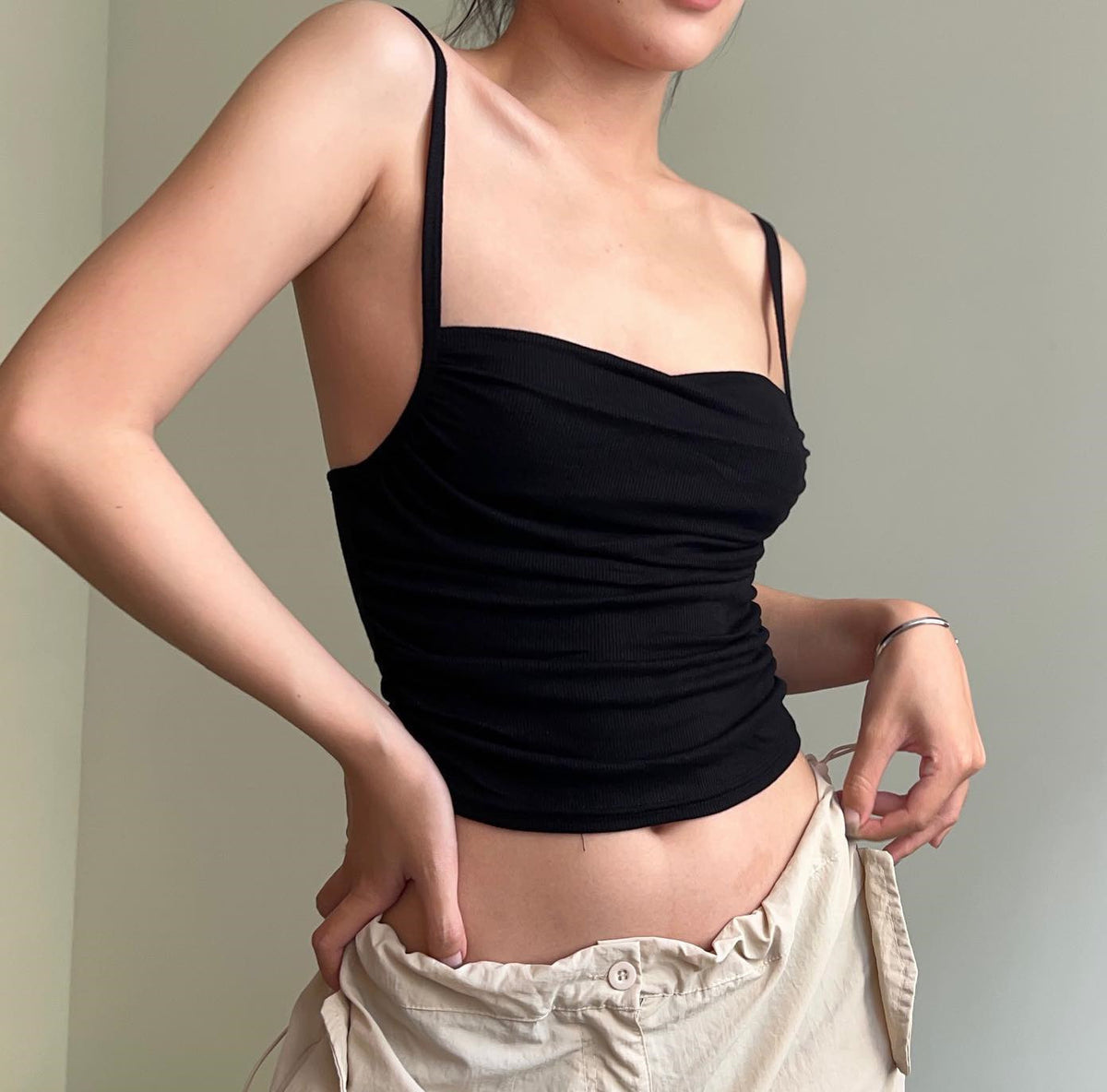 Women's Women's's Popular Short Slim Sleeveless Camisole