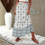 Women's Printed Holiday Skirt