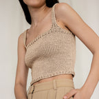 Women Clothing Casual Woolen Camisole Spring Summer