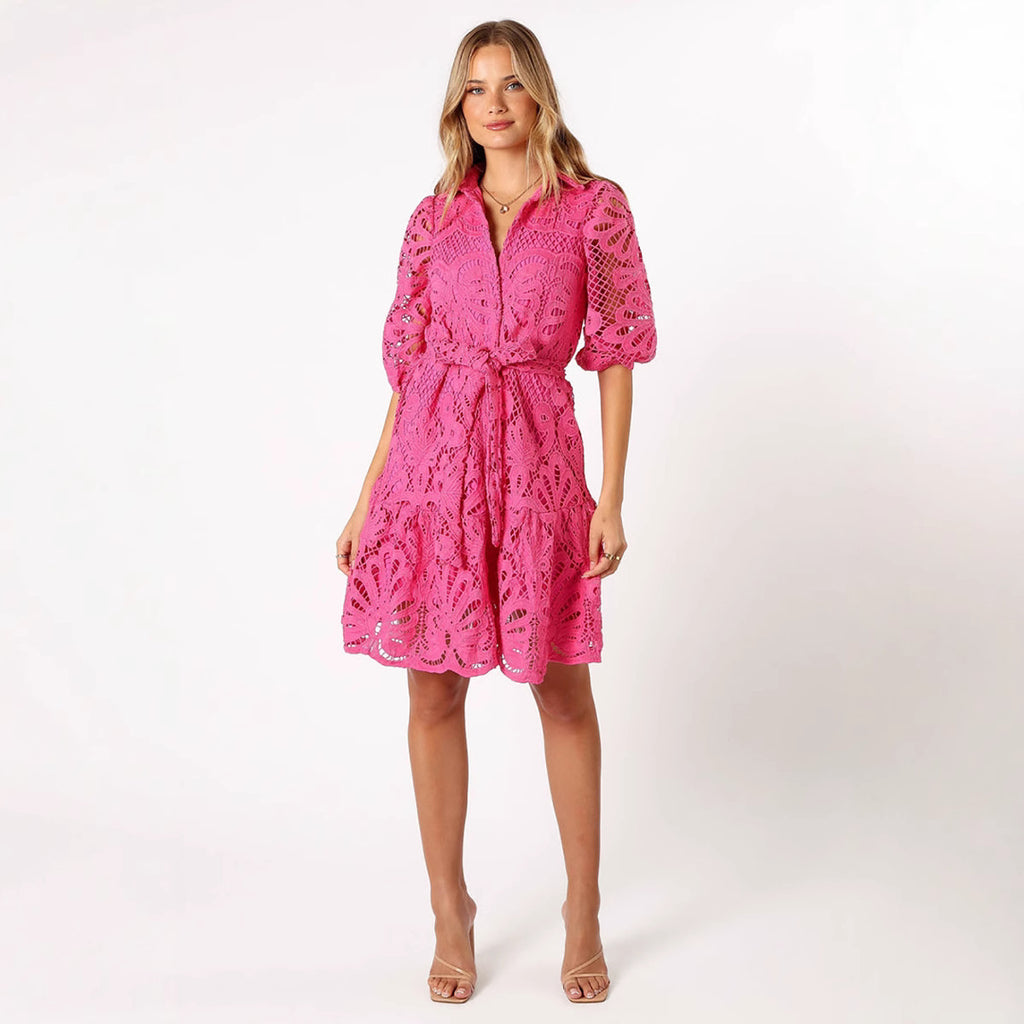 Women's Lace Floral Dress