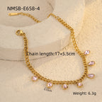 NMSB-E658-4 Water Drop Pink Zircon