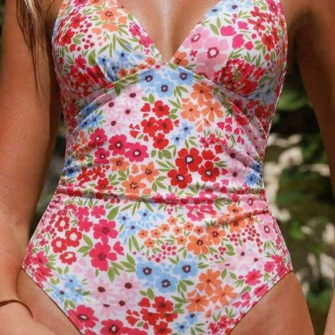 Summer Pink One-piece Swimwear