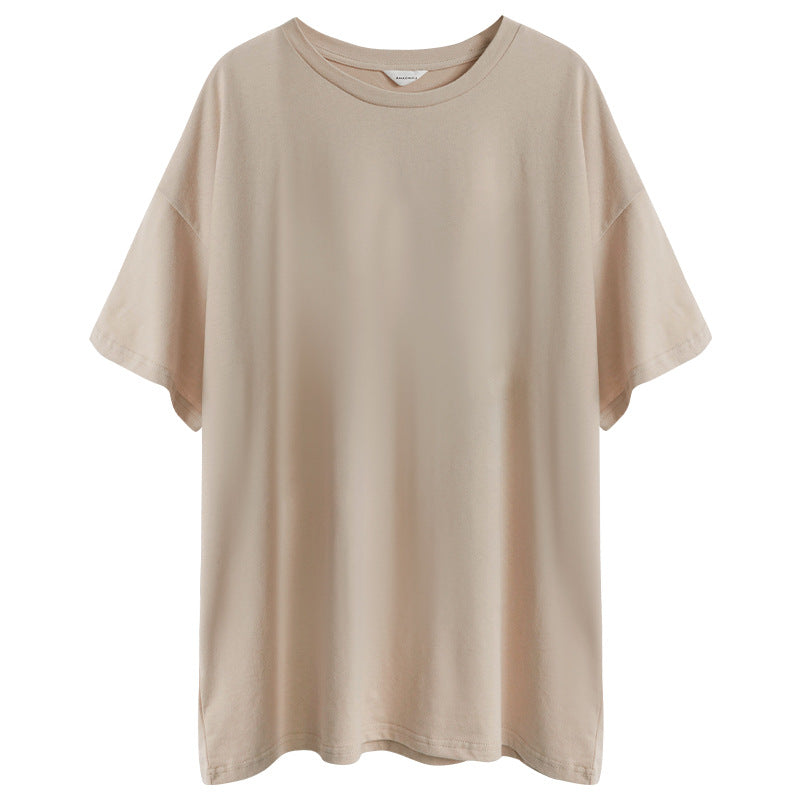 Women's Cotton Crew-Neck T-Shirt – Relaxed Short Sleeve