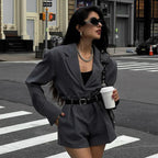 Blazers Shorts Blazers Women Fall Loose Blazer Shorts