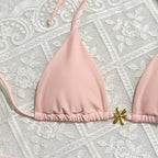 Exposed Back Bikini Swimwear
