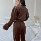 Autumn Knitted Pajamas Lingerie