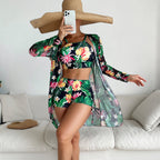 Split Three One-piece Swimwear