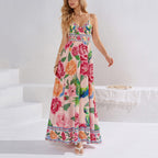 Women's Lace Backless Dress