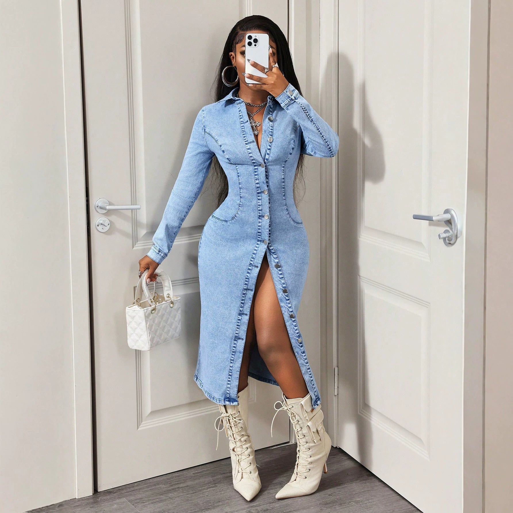 Casual Outing One-piece Swimwear