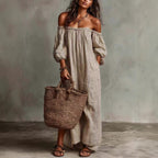 Women's Striped Cotton Dress