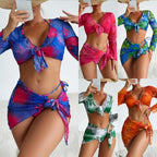 Split Four One-piece Swimwear