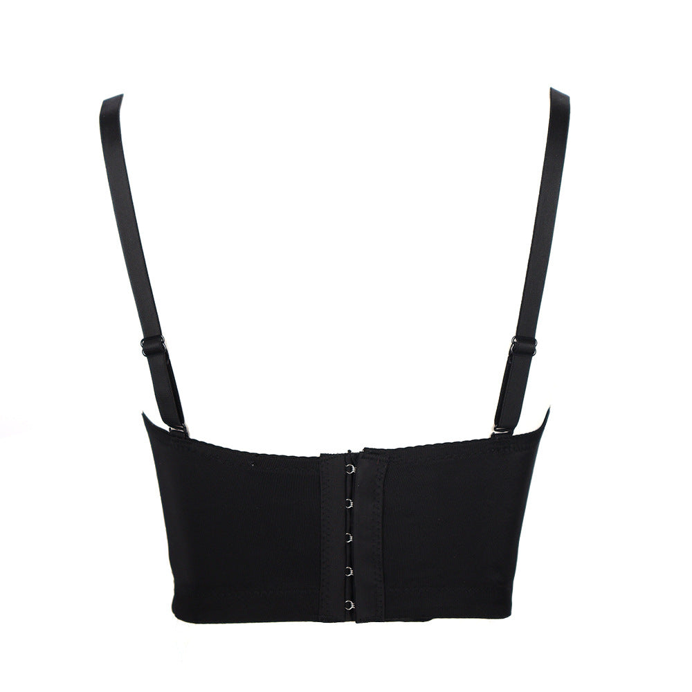 Women's Rhinestone Beaded Tube Top