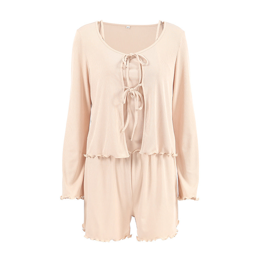 Autumn Knitted Pajamas Lingerie