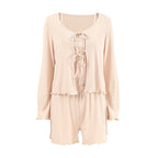 Autumn Knitted Pajamas Lingerie