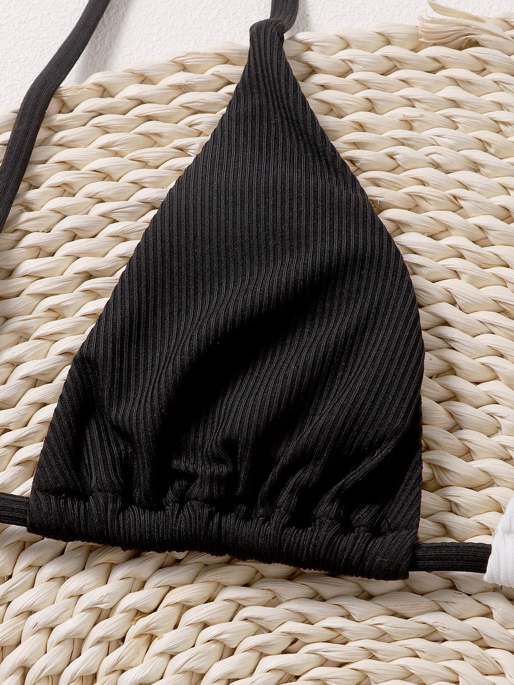 Solid Color Bikini Swimwear