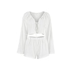 White Pajamas Lingerie
