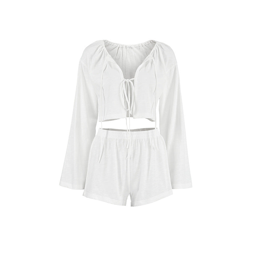 White Pajamas Lingerie
