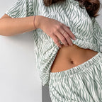 Autumn Knitted Pajamas Lingerie