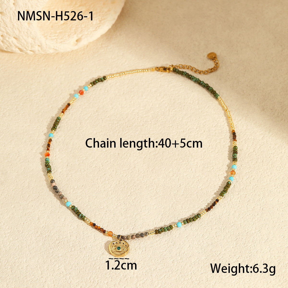 NMSN-H526-1 Eye Pendant Necklace