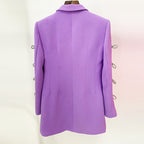 Women's Collared Rhinestone Bow Cutout Mini Dress