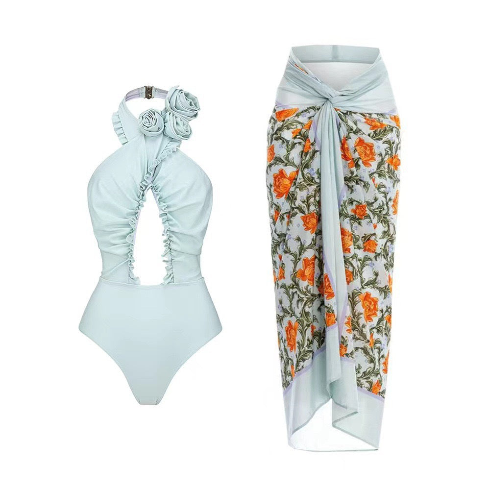 Lonkey French One-piece Swimwear