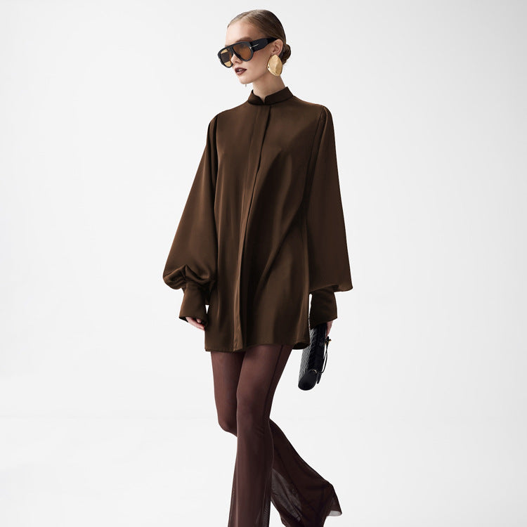 Women's Bell-Sleeve Top & Skirt Set