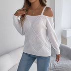 Women's Off-Shoulder Knit Sweater