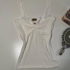 Lace Ruched Strapless Tube Top