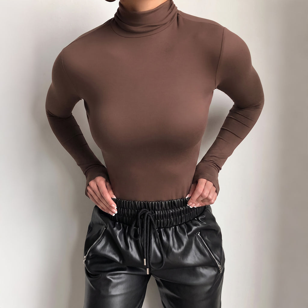 Women's Maillard High-Neck Short Top