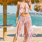 Crocheted Bikini One-piece Swimwear