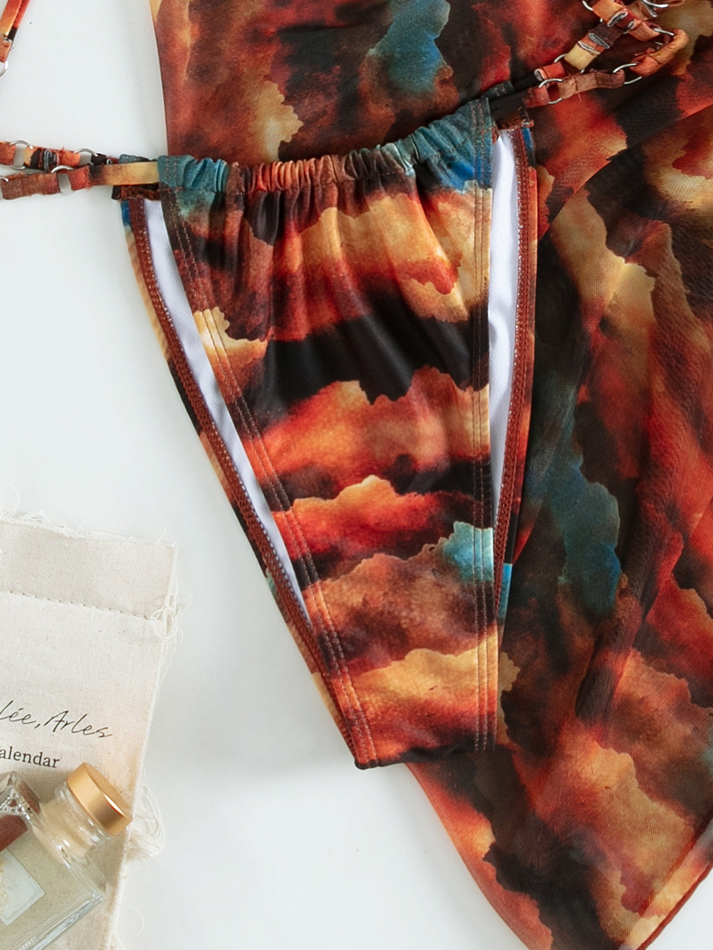 Gradient Printing One-piece Swimwear
