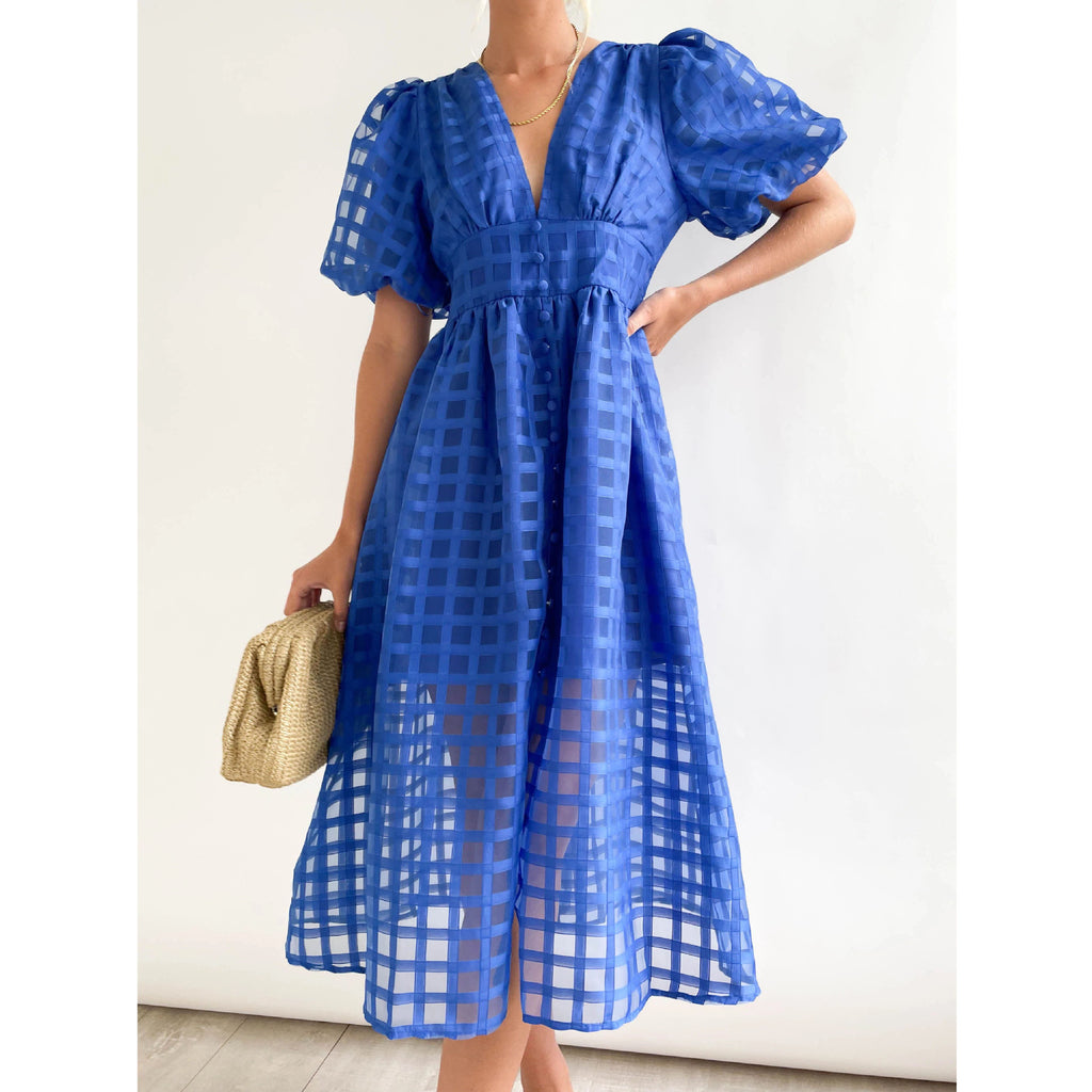 Women's Lantern-Sleeve Dress