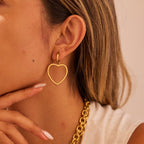 Heart Hollow-Out Earrings