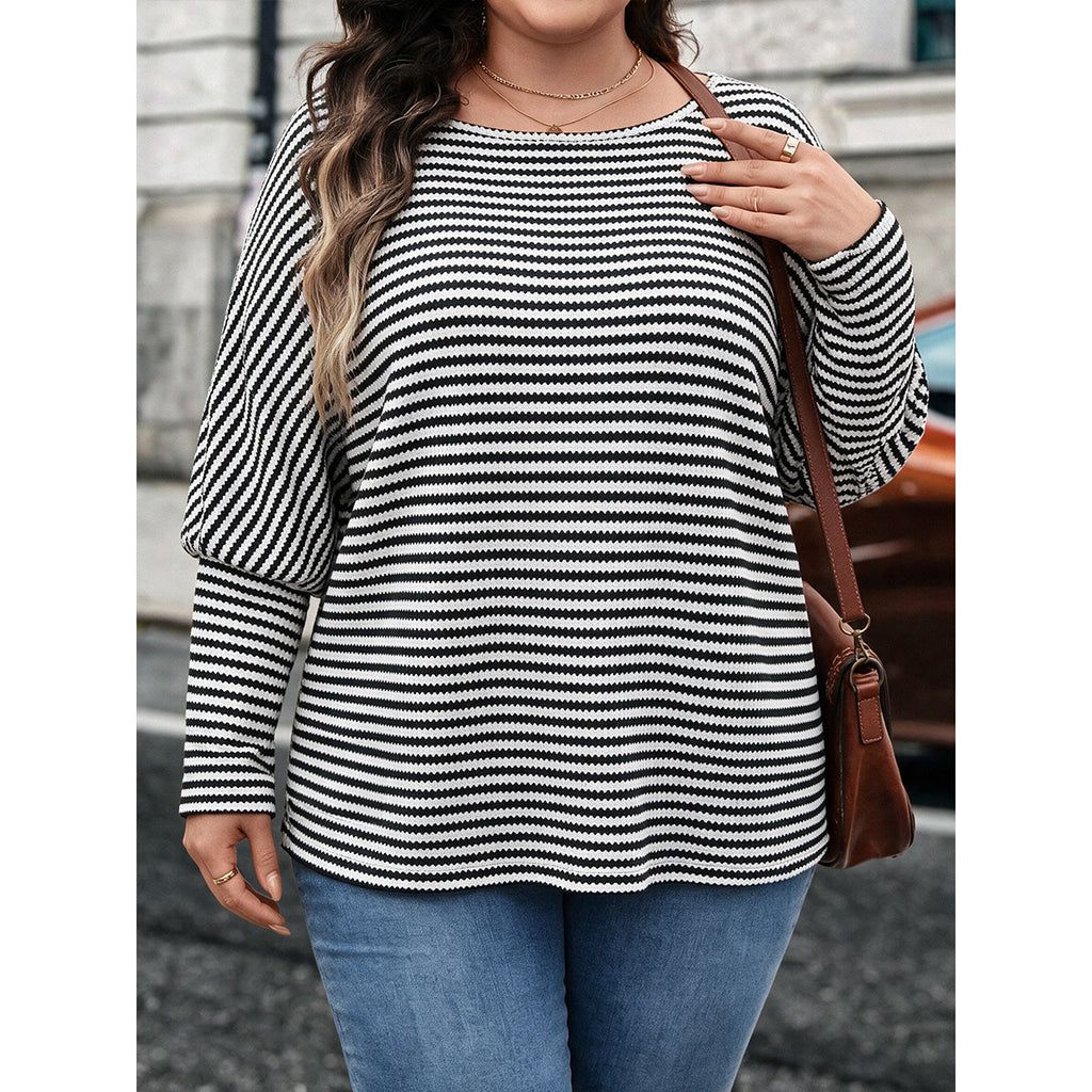 Striped Knit Sweater