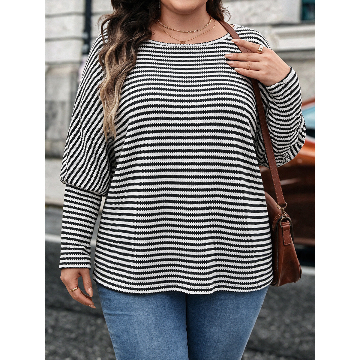 Striped Knit Sweater