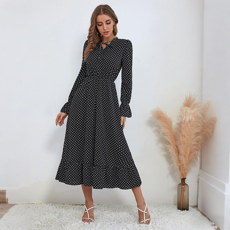 Polka Dot Ruffle Dress