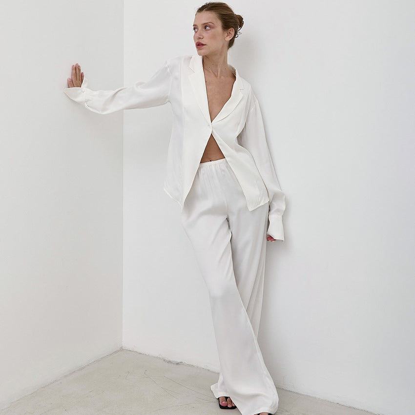 Autumn Satin Pajamas Lingerie