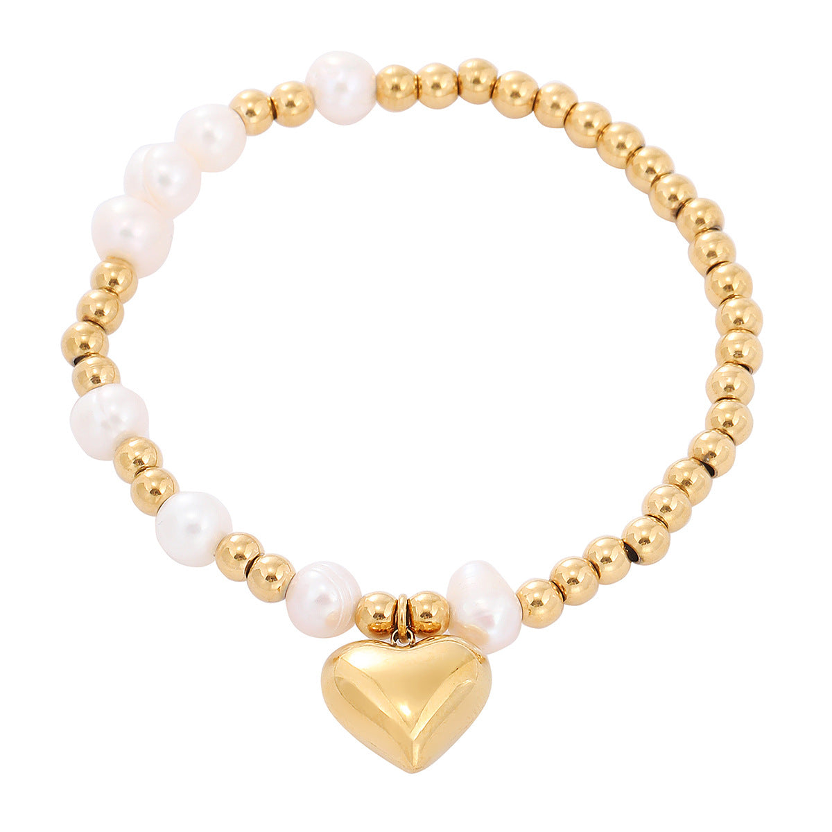 Pearl Heart Bracelet