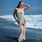 Solid Color Cover Up Swimwear