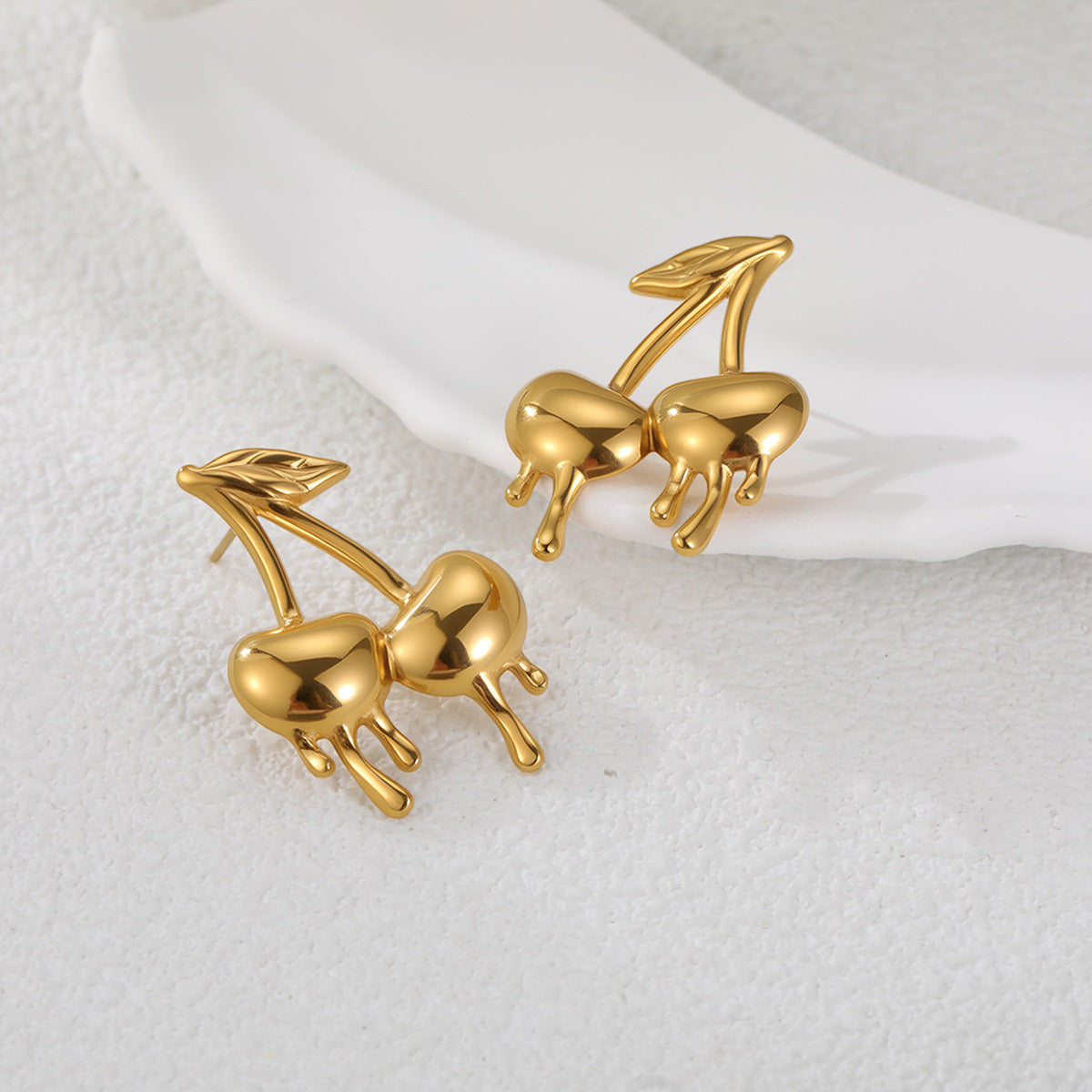 Cherry Drop Earrings