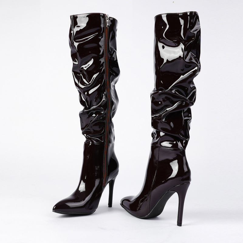 Patent Leather Brown